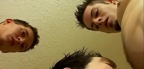  Kinky twinks pissing and fucking in bathtub threeway